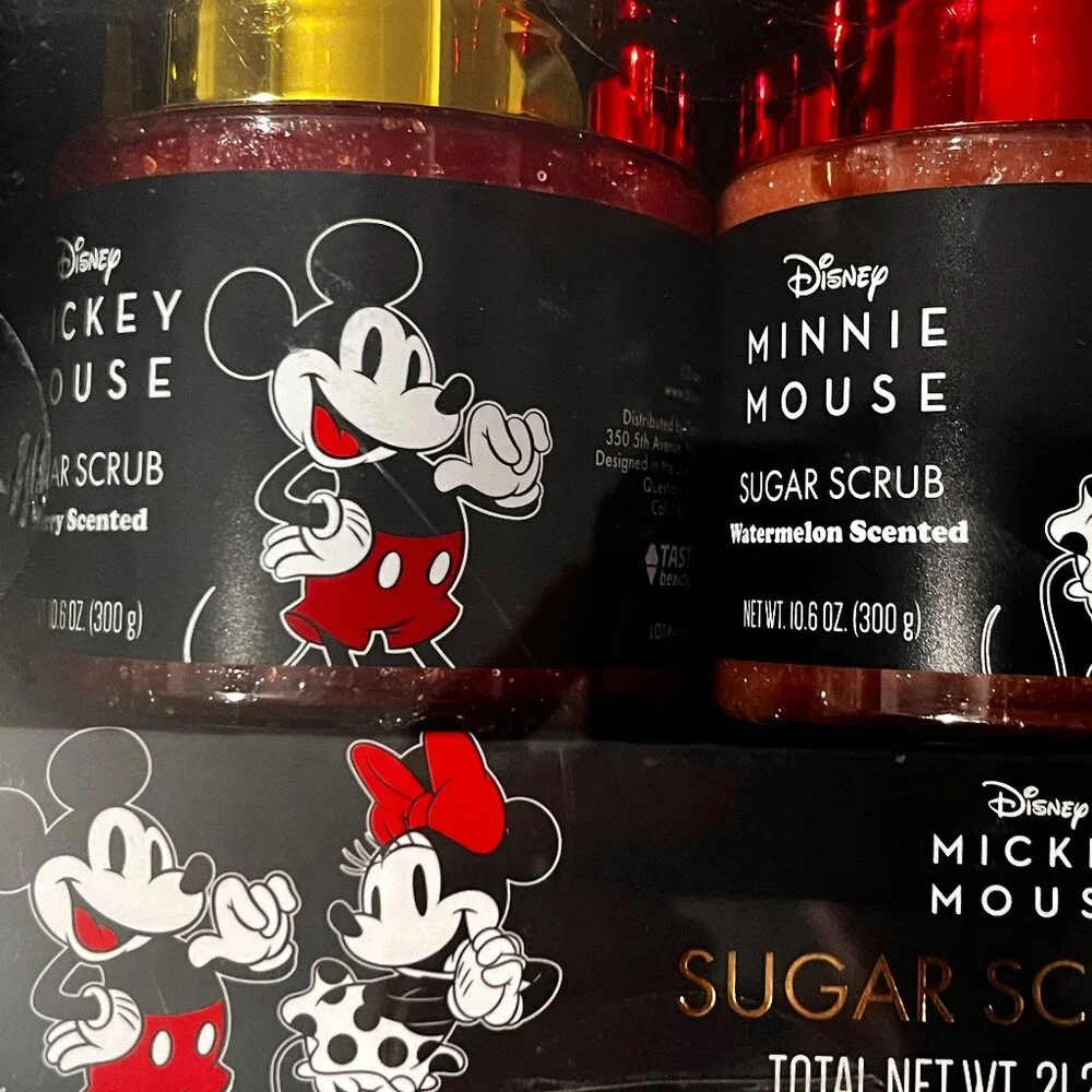 Disney Mickey and Minne Mouse Sugar‎ Scrub Set (new/kids/x)